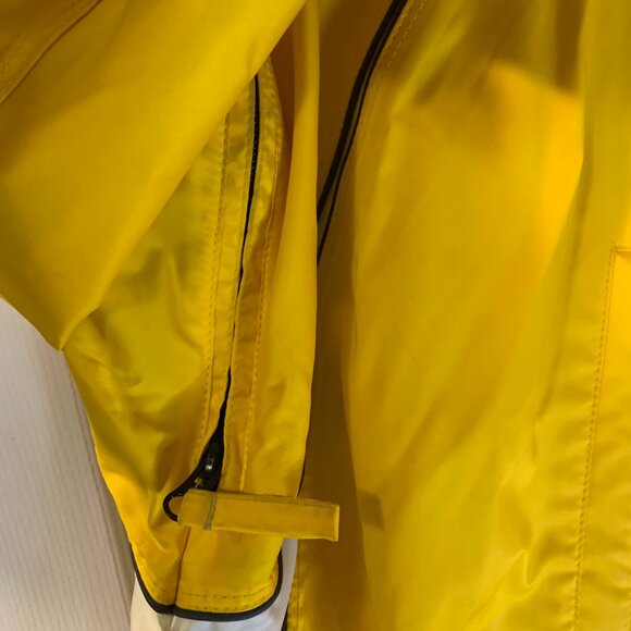 Vintage Men's Phenix Snowboarding Jacket Size L Yellow Full Zip Adj Cuffs Skiing - Picture 8 of 16